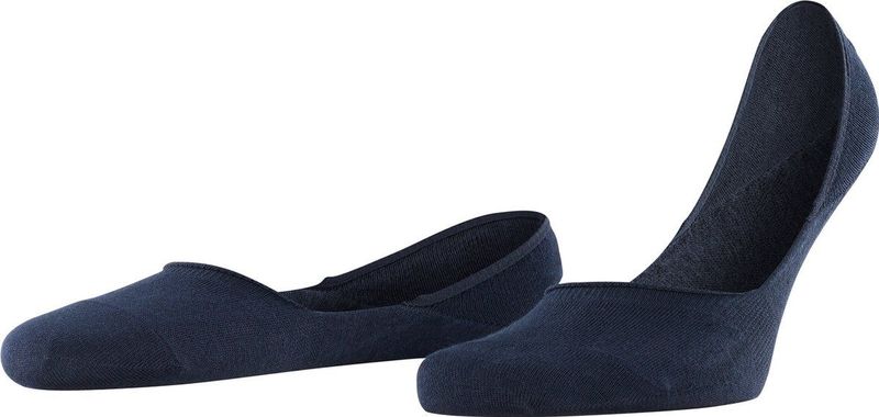 FALKE Step Medium Cut Box onzichtbare antislip kousenvoetjes duurzaam katoen footies heren blauw - Maat 39-40