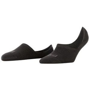FALKE Step High Cut onzichtbare antislip kousenvoetjes duurzaam katoen footies dames zwart - Maat 37-38