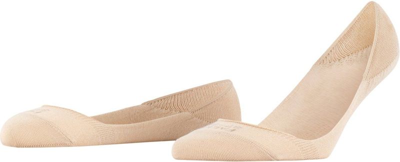 FALKE - Step Medium Cut - Footies - Beige - Katoen met Siliconen Hiel