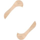 FALKE - Step Medium Cut - Footies - Beige - Katoen met Siliconen Hiel