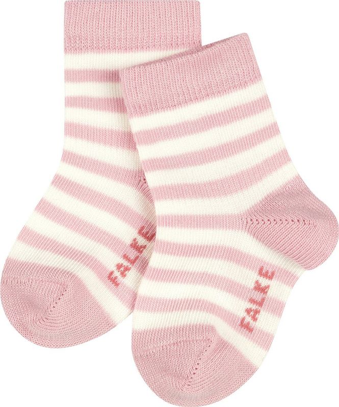 FALKE - Stripe - Sokken - Roze - Katoen - 1 Paar