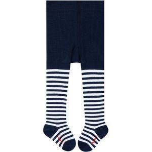 FALKE - Stripe - Panty - Blauw - Huidvriendelijk Katoen