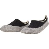 FALKE Cosyshoe antislip noppen merinowol huissokken pantoffels dames grijs - Maat 37-38