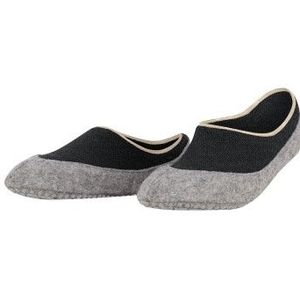 FALKE Cosyshoe Grijze Wollen Damespantoffels - Ademend en Antislip
