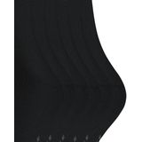 FALKE Happy 6 Pack katoen multipack sokken heren zwart