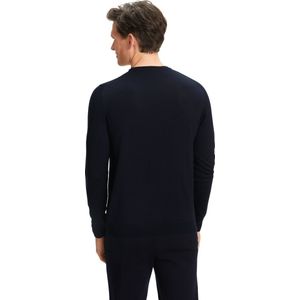 FALKE - Klassieke Pullover - V-hals - Zwart - 100% Merinowol