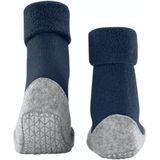 FALKE Cosyshoe wollen sokken voor dames, versterkt zonder patroon, ademend, noppenprint, antislip op de zool, 1 paar pantoffelsokken, blauw (Lapisblue 6844), 37-38