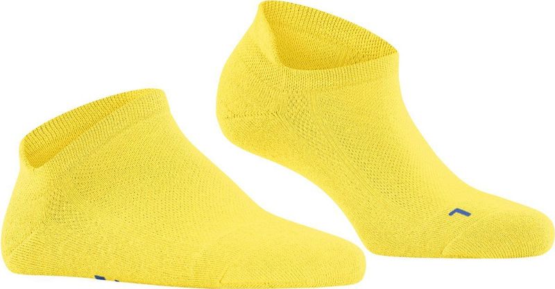 FALKE Cool Kick lichte padding functioneel materiaal sneakersokken enkelsokken dames geel - maat 37-38