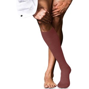 FALKE - No. 6 - Heren Kniekousen - Bruin - Merino & Zijde