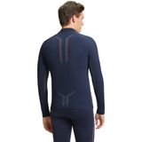 FALKE heren lange mouw shirt Maximum Warm - thermoshirt - blauw (space blue)