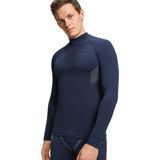 FALKE heren lange mouw shirt Maximum Warm - thermoshirt - blauw (space blue)