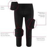 FALKE heren 3/4 tights Maximum Warm - thermobroek - blauw (space blue)