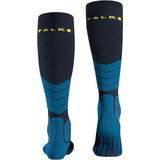 FALKE SK2 Intermediate Skiën anti blaren, anti zweet merinowol wintersportsokken heren blauw - Maat 46-48
