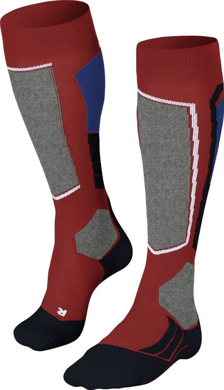 FALKE SK2 - Skisokken - Oranje - Warm - Dikke Wol - Functioneel Materiaal