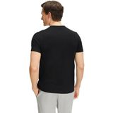 FALKE - T-shirt - V-hals - Lichtgrijs - 100% Pimakatoen