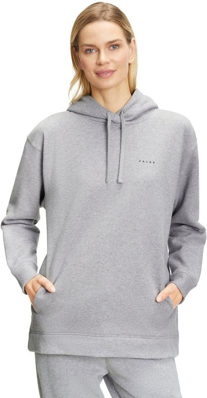 FALKE - Basic Sweat Hoody - Grijs - Katoen - Dames