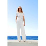 FALKE - Essential - T-shirt - Dames - Ronde Hals - Puur Peruaans Pimakatoen