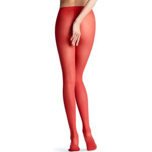 FALKE - Matt Deluxe - Panty - Rood - 1 Paar - Synthetisch