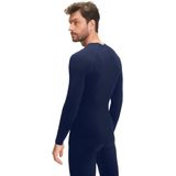 FALKE heren lange mouw shirt Maximum Warm - thermoshirt - blauw (space blue)