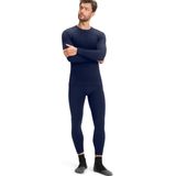 FALKE heren lange mouw shirt Maximum Warm - thermoshirt - blauw (space blue)