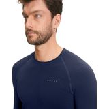 FALKE heren lange mouw shirt Maximum Warm - thermoshirt - blauw (space blue)