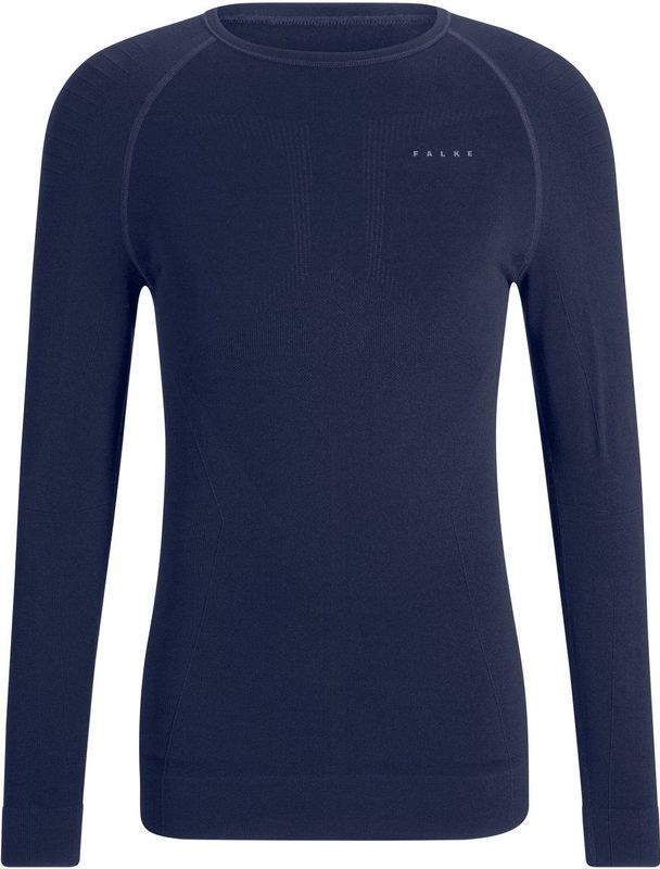 FALKE heren lange mouw shirt Maximum Warm - thermoshirt - blauw (space blue)