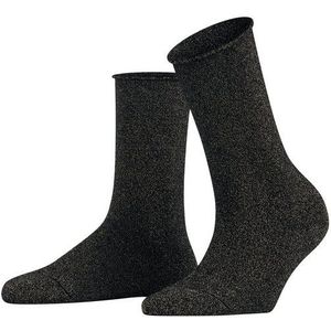 FALKE Shiny damessokken, ademend, duurzaam, lyocell, versterkte opgerolde randen, zonder druk op de pijpen, glanzend, voor dagelijks gebruik en werk, 1 paar, Zwart (Black 3000) nieuw -