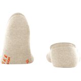 FALKE Keep Warm anatomische pluche zool merinowol footies unisex beige - Maat 37-38