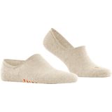 FALKE Keep Warm anatomische pluche zool merinowol footies unisex beige - Maat 37-38
