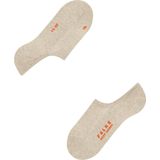 FALKE Keep Warm anatomische pluche zool merinowol footies unisex beige - Maat 37-38