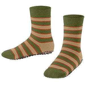 FALKE Uniseks-kind Stopper sokken Simple Stripes K HP Katoen Noppen op de zool 1 Paar, Groen (Herb 7756) nieuw - milieuvriendelijk, 27-30