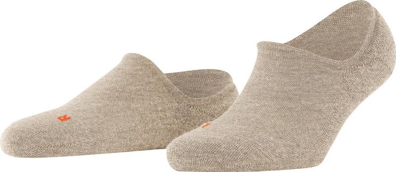 FALKE Keep Warm anatomische pluche zool merinowol footies dames beige