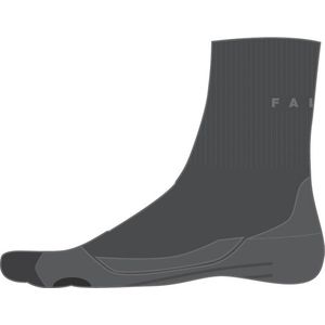 FALKE - TK2 Explore Short - Wandelsokken - Grijs Asphalt Melange - Wol - 1 Paar