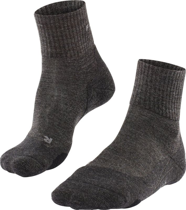 FALKE TK2 Wool Wandelsokken - Grijs - Merinowol - Medium Padding