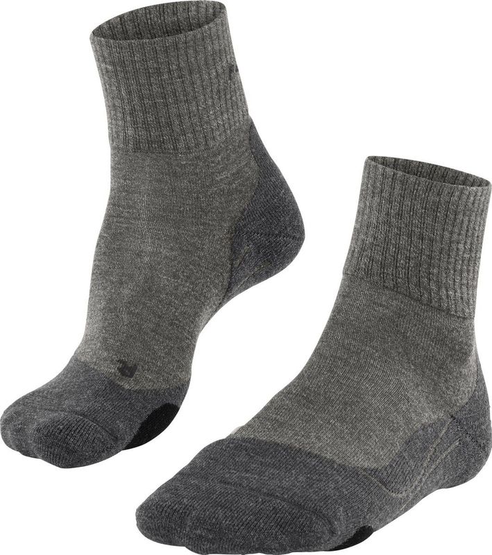 FALKE TK2 Wool Wandelsokken - Grijs - Merinowol - Medium Padding