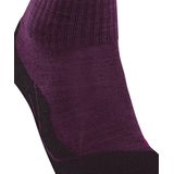 Falke Tk2 Wool Short Dames Wandelsokken Burgundy