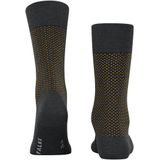 FALKE - Uptown Tie - Huissokken - Antraciet - Gemerceriseerde Katoen, Grafisch Patroon