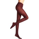 FALKE Pure Matt mat half ondoorzichtig Denier panty maillot dames rood