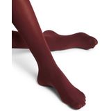 FALKE Pure Matt mat half ondoorzichtig Denier panty maillot dames rood