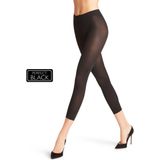 FALKE Pure Matt DEN dames Capri - zwart (black)