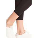 FALKE Pure Matt DEN dames Capri - zwart (black)