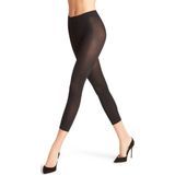 FALKE Pure Matt DEN dames Capri - zwart (black)