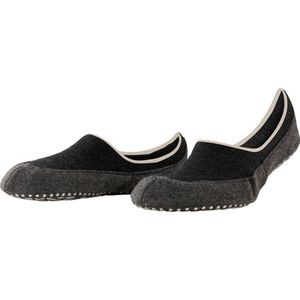 FALKE Cosyshoe antislip noppen merinowol huissokken pantoffels heren grijs - Maat 41-42