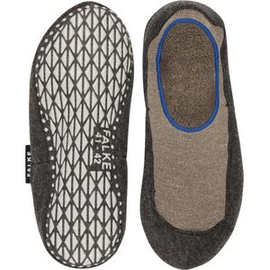 FALKE Heren Stopper Sokken Cosyshoe Invisible M HP Wol Noppen op de zool 1 Paar, Bruin (Oak Melange 5075), 39-40