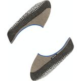 FALKE Cosyshoe onzichtbare pantoffels voor heren, antislip noppen op de zool, betere grip, dik, warm, ademend, klimaatregeling, geurremmend, wol, 1 paar, Bruin Oak Melange 5075, 45/46 EU
