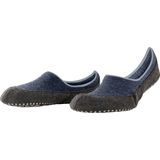 FALKE Cosyshoe antislip noppen merinowol huissokken pantoffels heren blauw - Maat 45-46