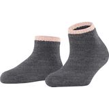 FALKE Cosy Plush knuffelzachte pluche zool wol alpaca huissokken dames grijs