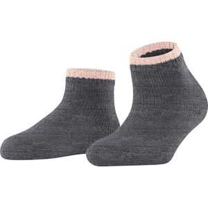 FALKE Cosy Plush knuffelzachte pluche zool wol alpaca huissokken dames grijs