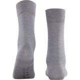 FALKE - Sensitive Berlin - Damessokken - Antraciet - Merinowol/Katoen
