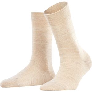 FALKE - Dames Sokken - Beige - Katoen/Merinowol - Duurzaam Comfort